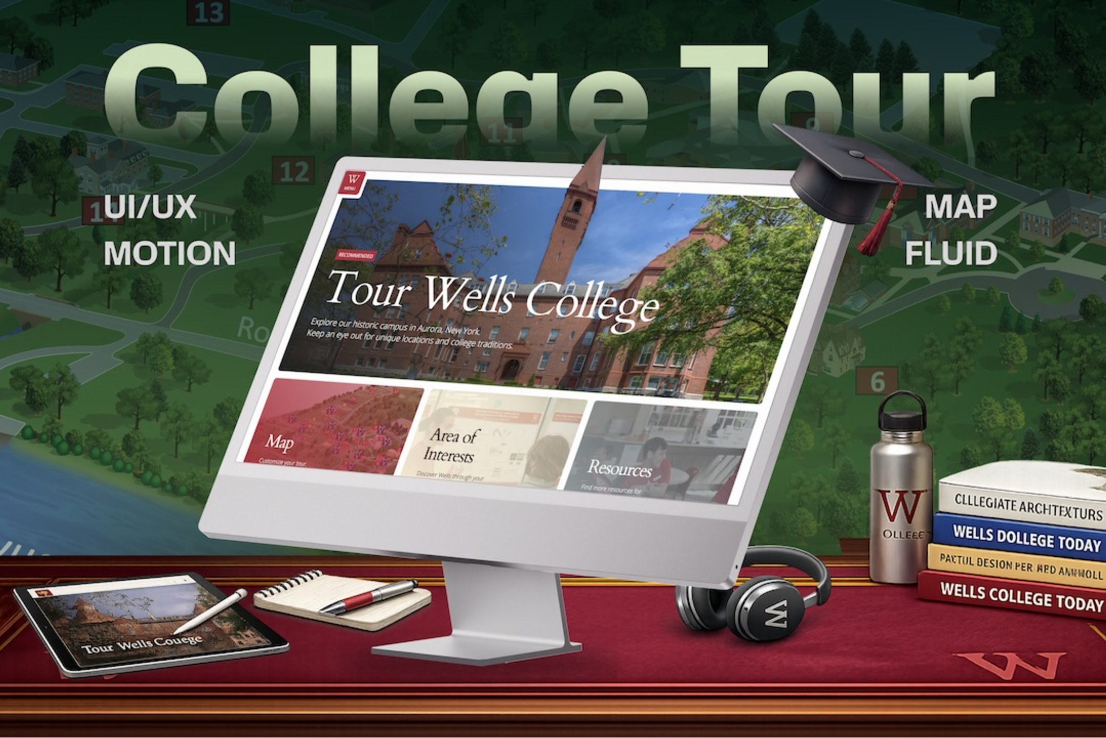 Wells College | Interactive Campus Map Virtual Tour Platform thumbnail