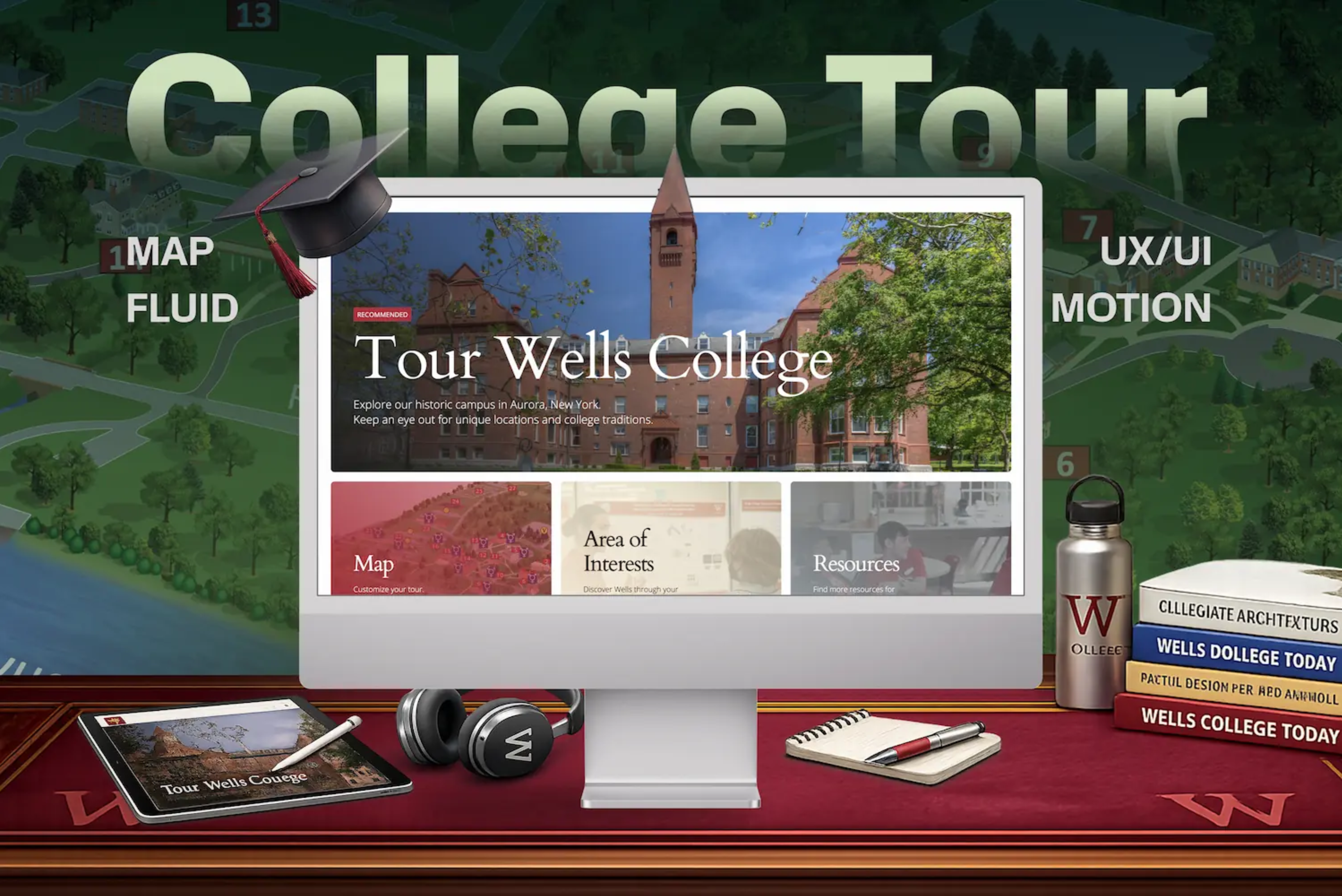 Wells College | Interactive Campus Map Virtual Tour Platform thumbnail