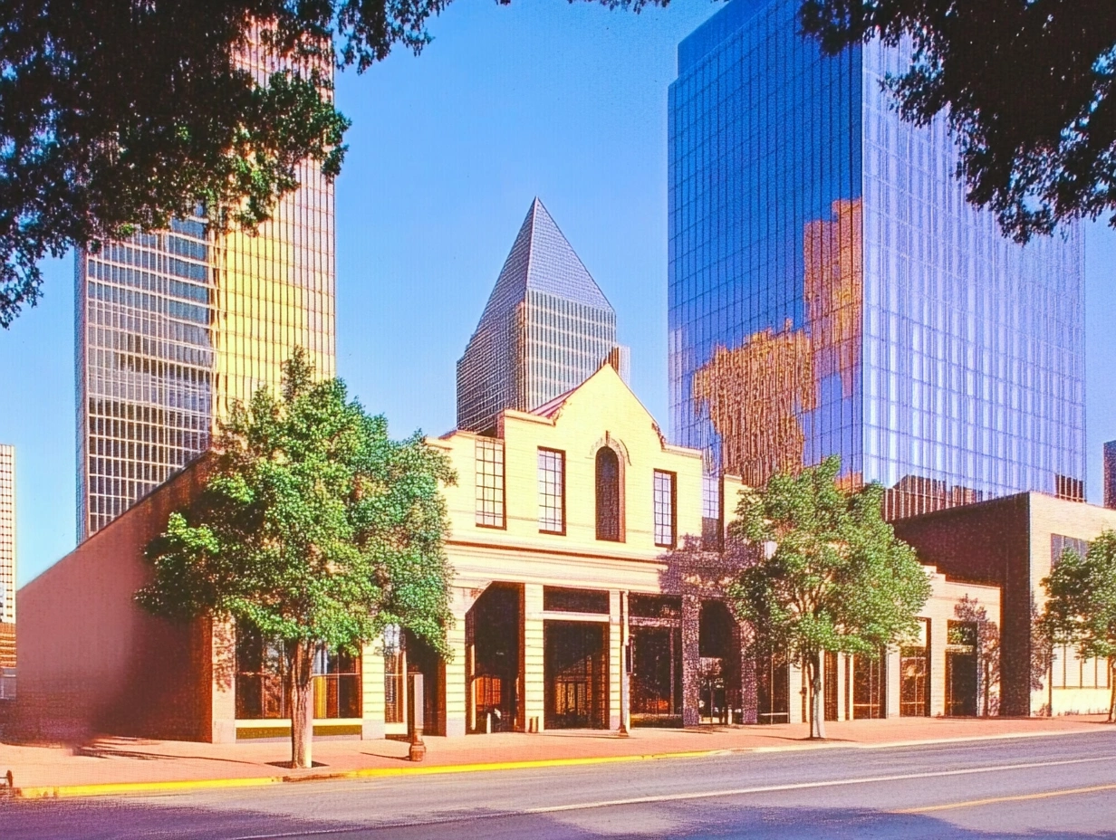 building in downtown Houston