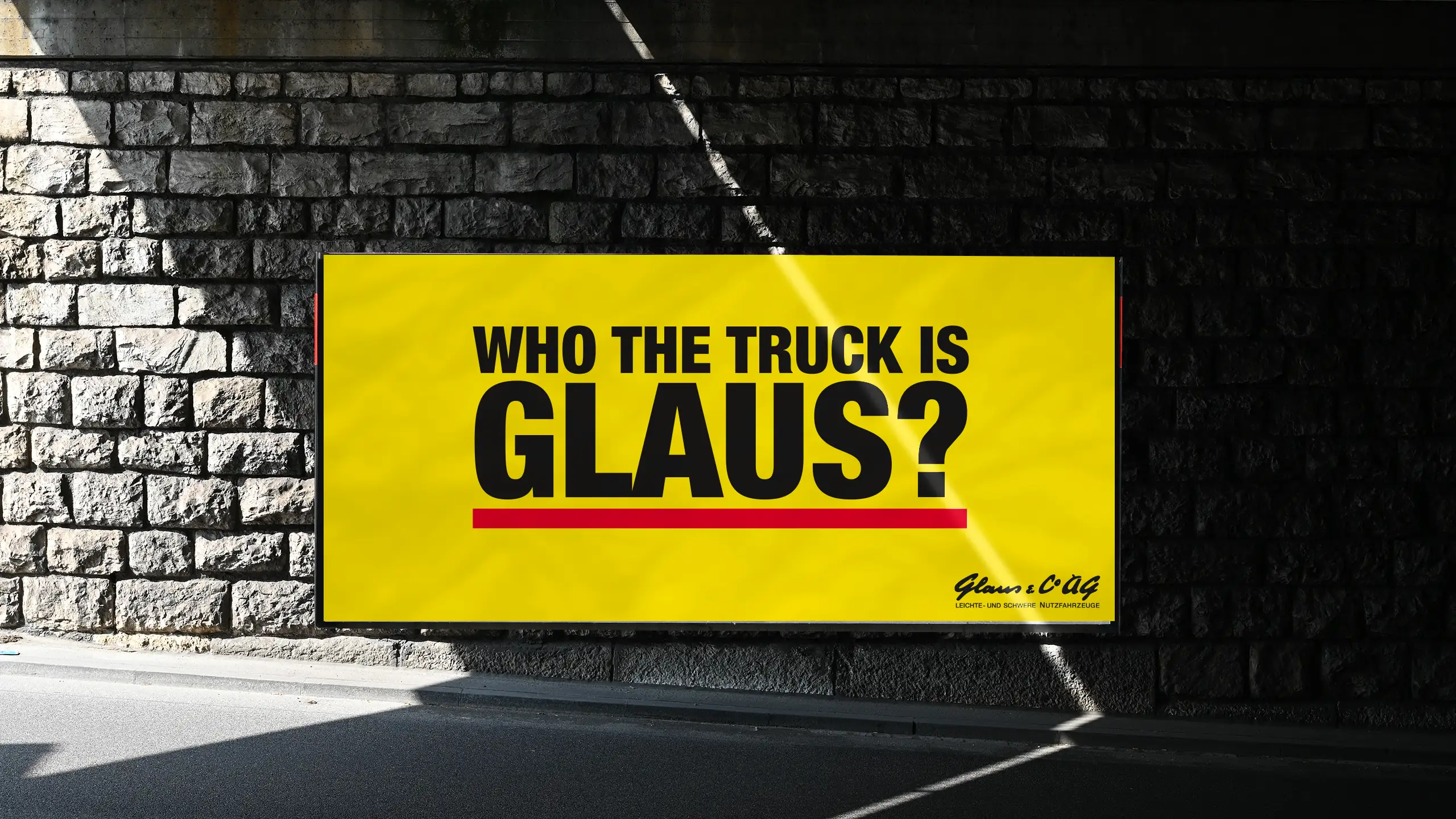 Glaus und Co. AG Plakat