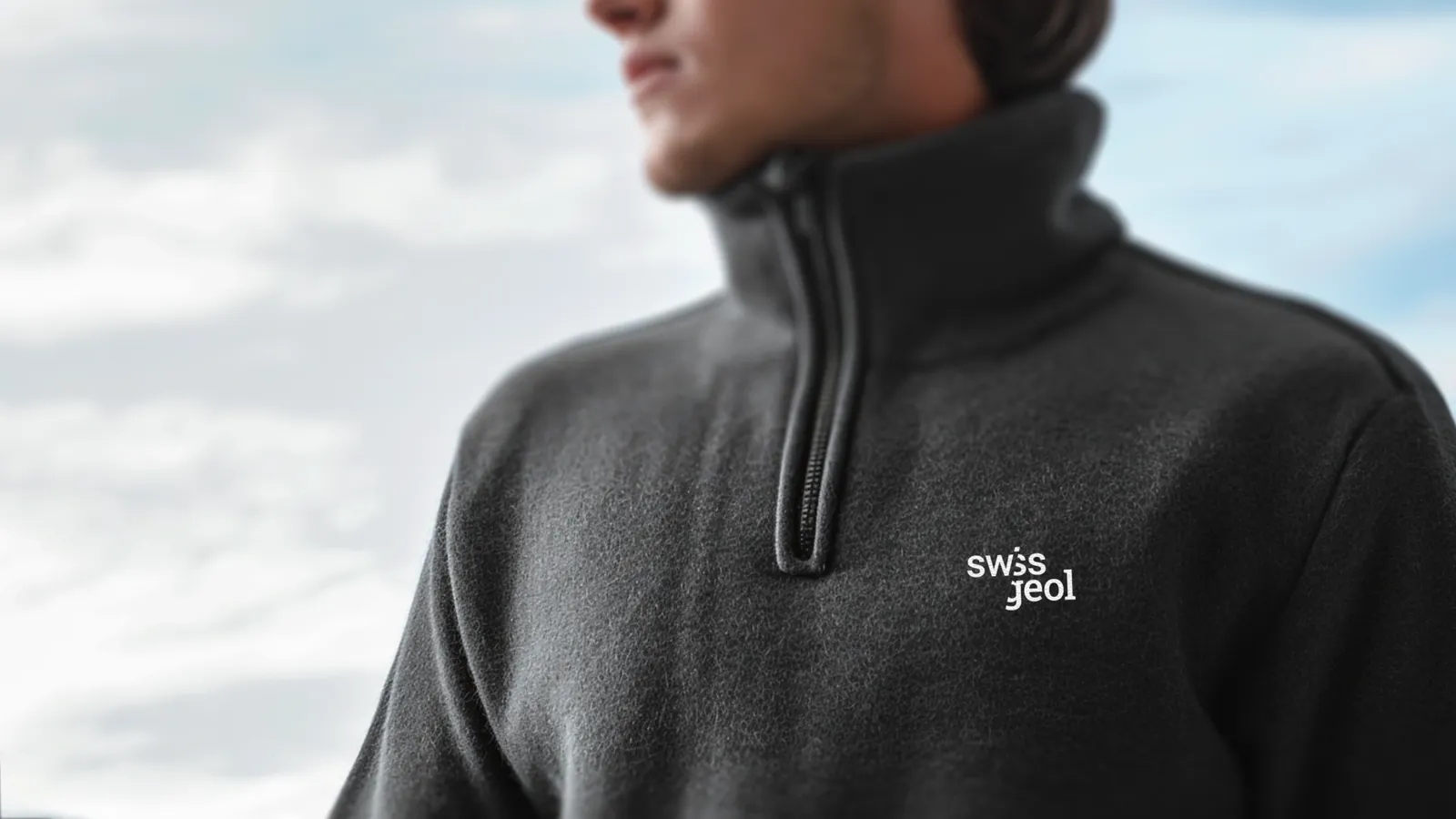 Swissgeol Logo auf Pullover