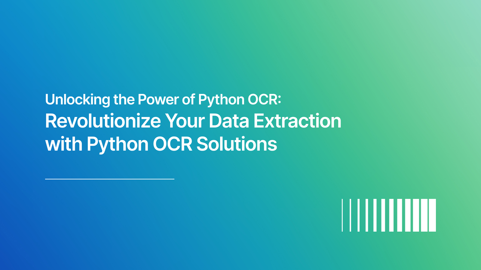 Unlock Python OCR with FormX – Revolutionize Data Extraction