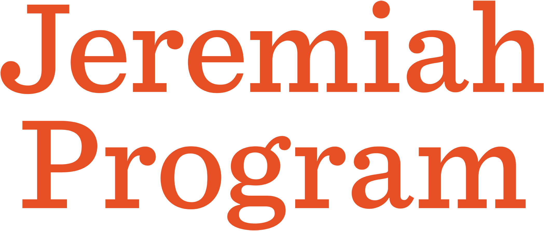 Jeremiah Program logo