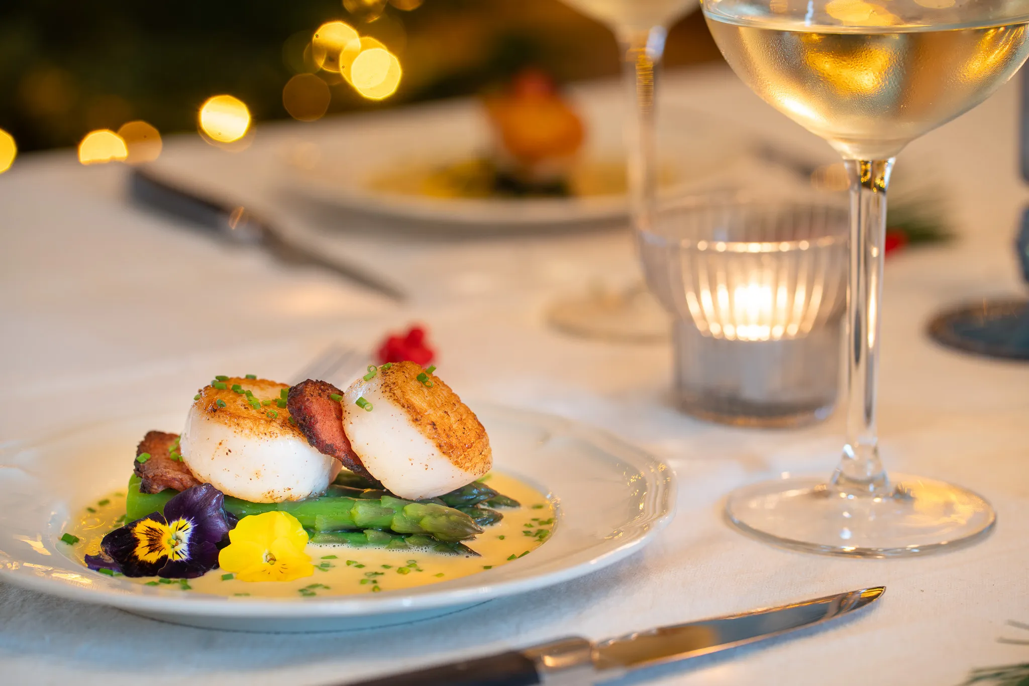 Scallops and Bacon with a Smoked Mackerel Beurre Blanc Recipe | Mister Spice Guy