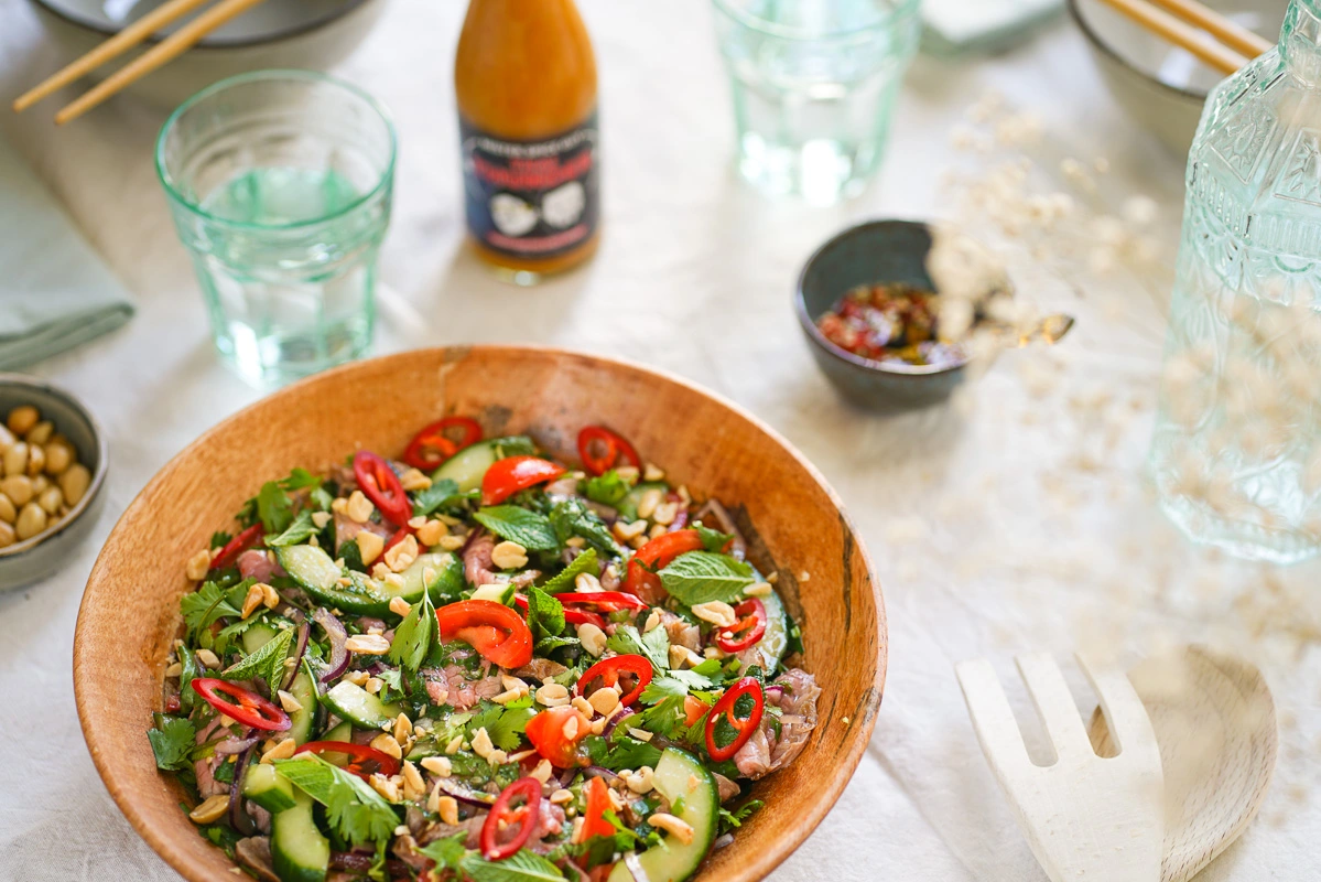 Quick and Easy Thai Beef Salad Recipe | Mister Spice Guy