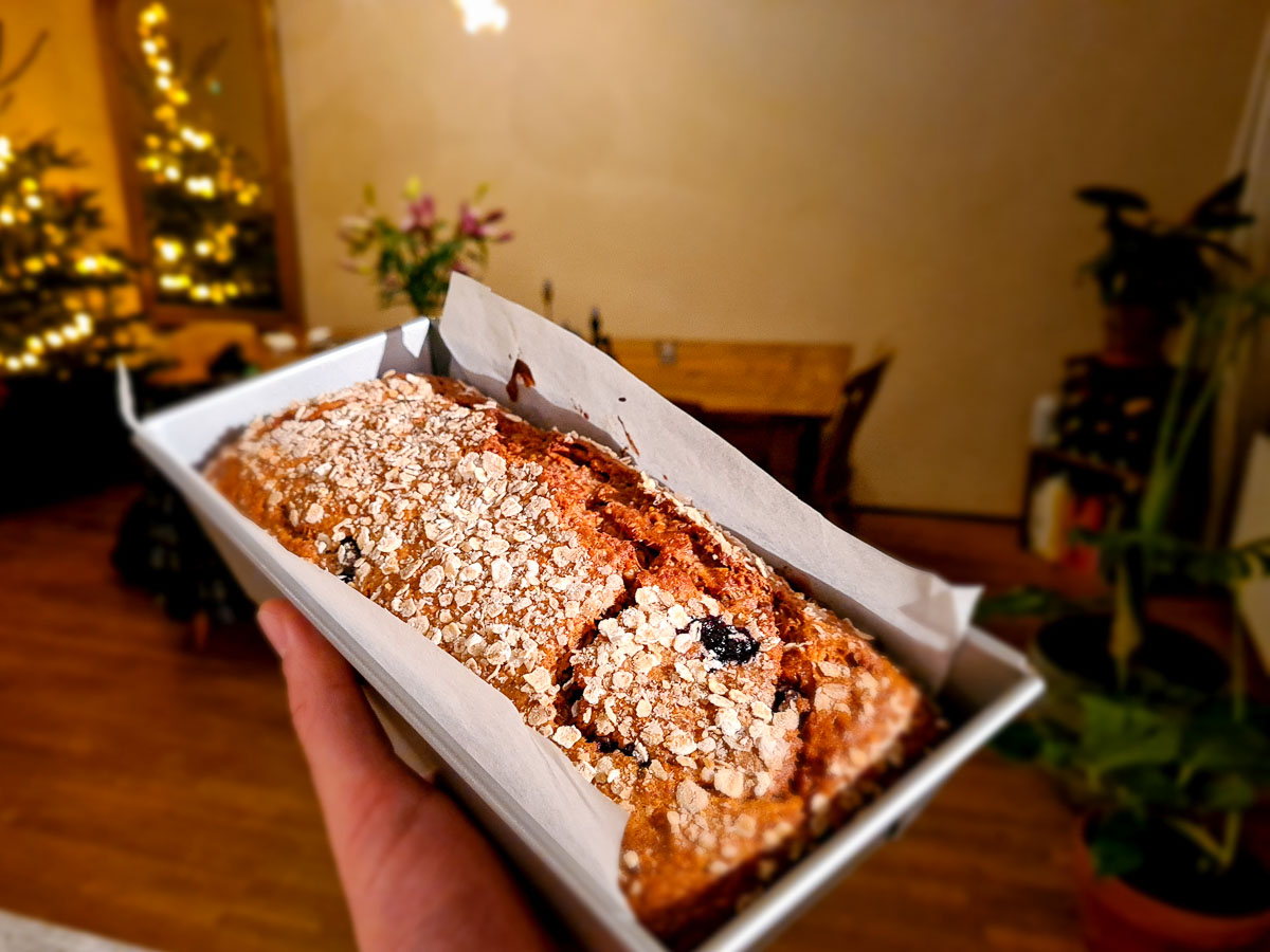 Easy & Healthy Banana Bread with Oatmeal Recipe | Mister Spice Guy