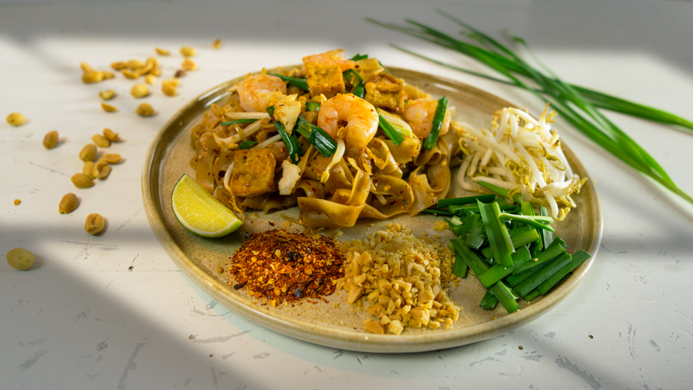 Pad Thai With Shrimp And Tofu Recipe | Mister Spice Guy