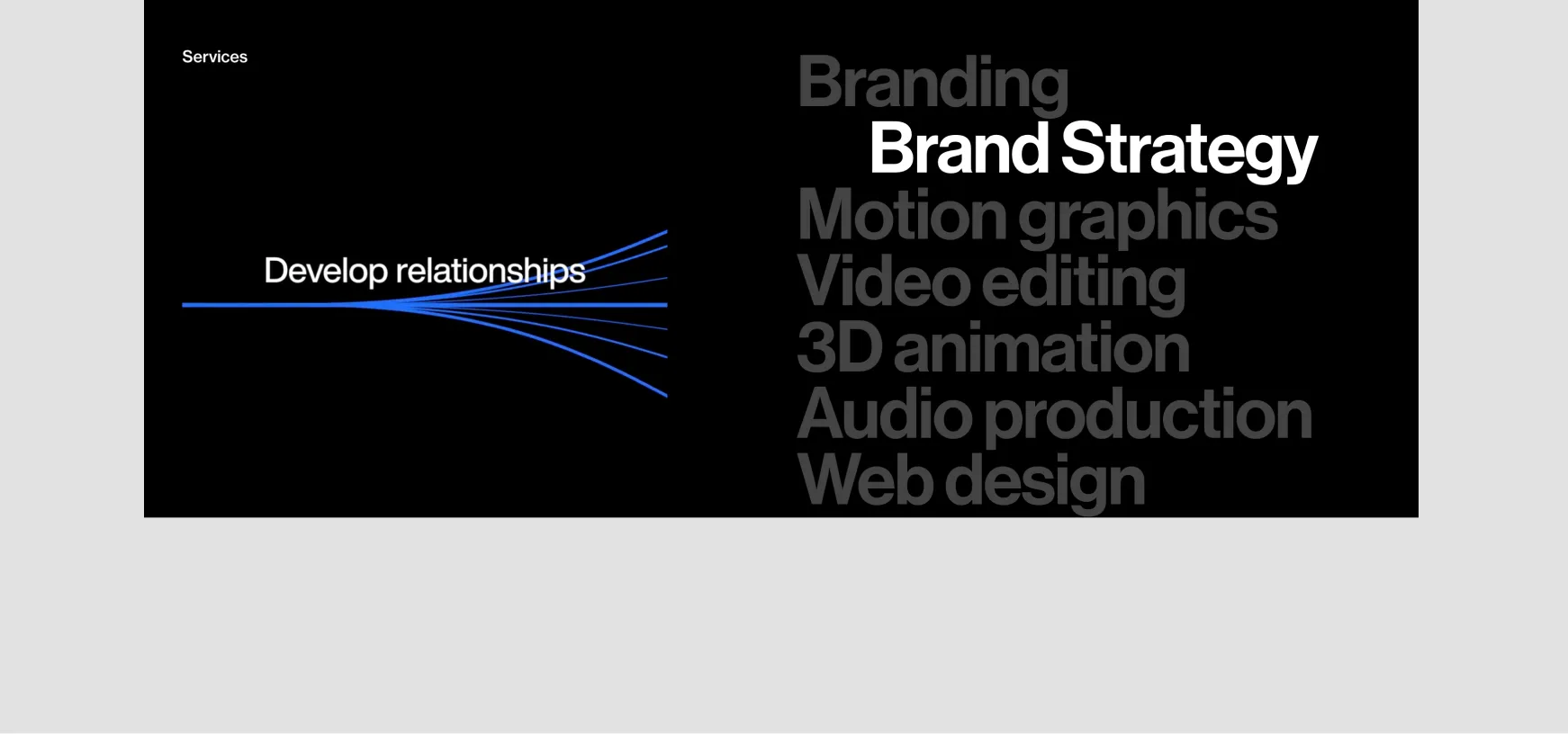 Studio Size - Website Inspiration
