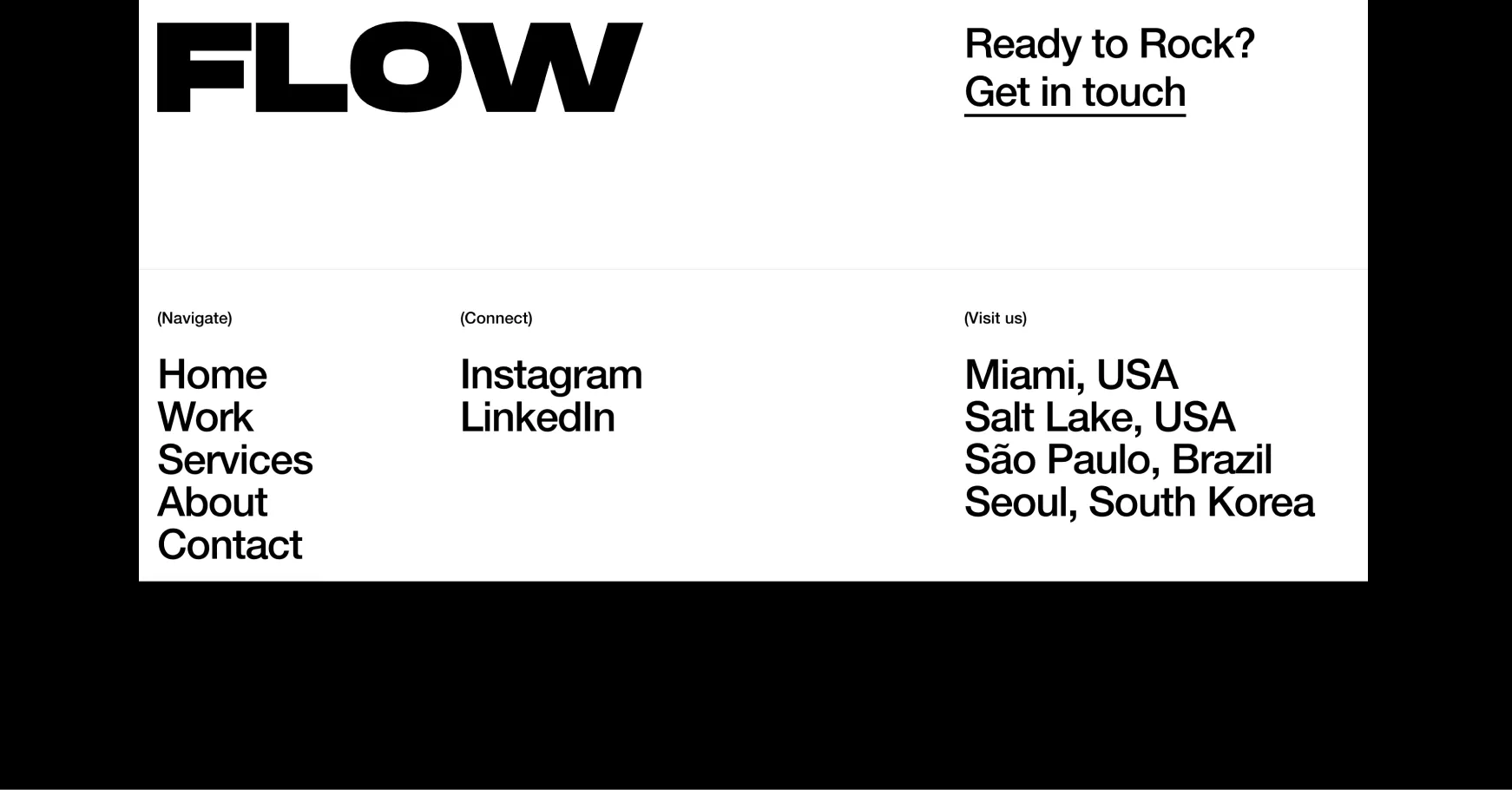 Flow - Website Inspiration