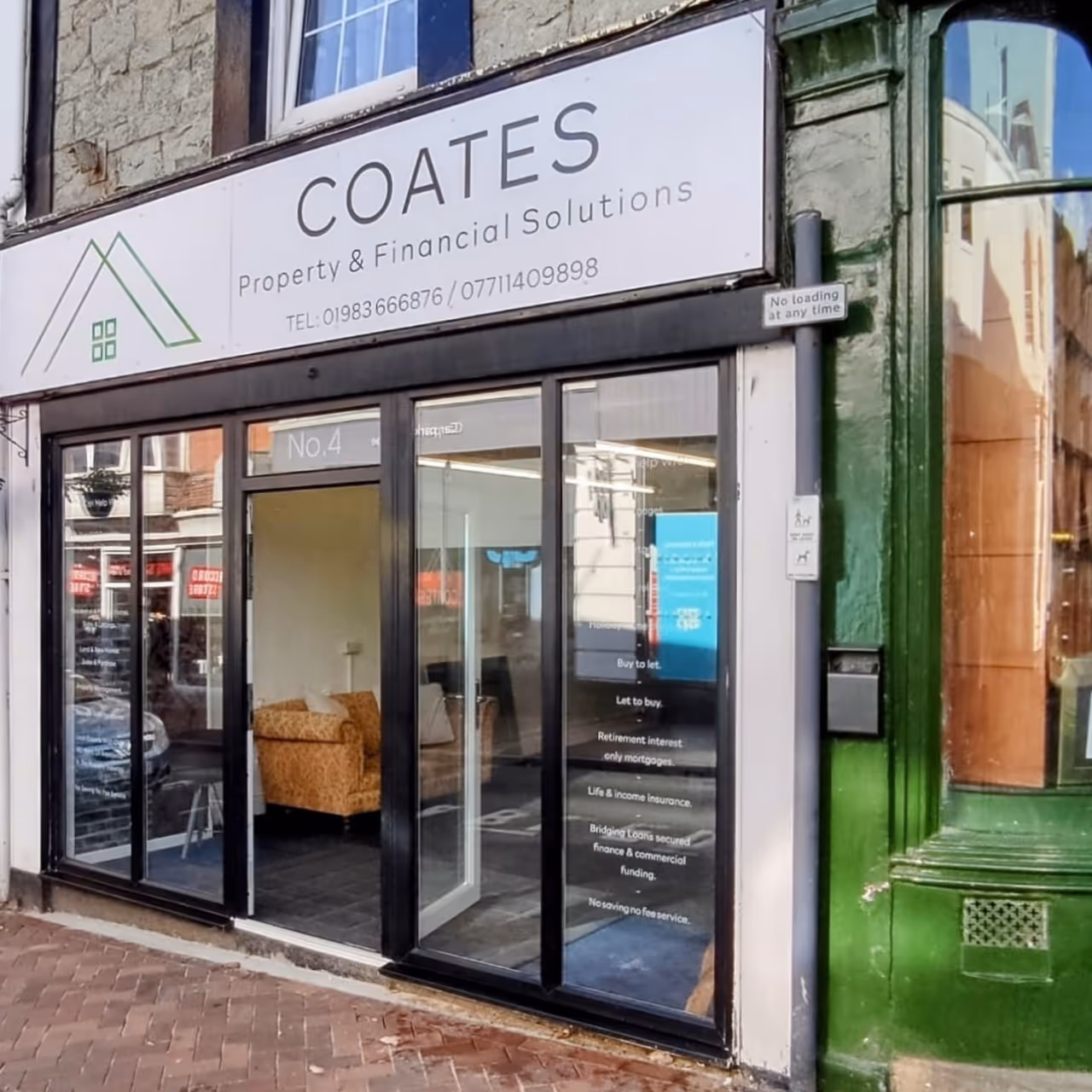 Exterior of Coates Property in Ventnor