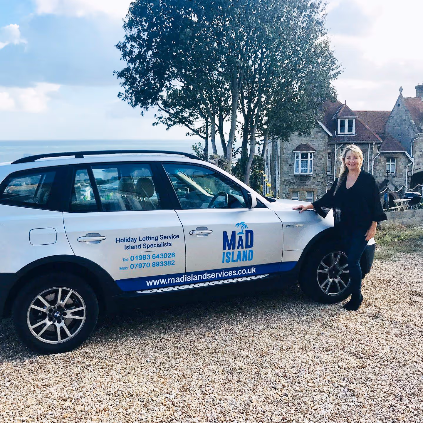 Car belonging to staff of holiday lettings company