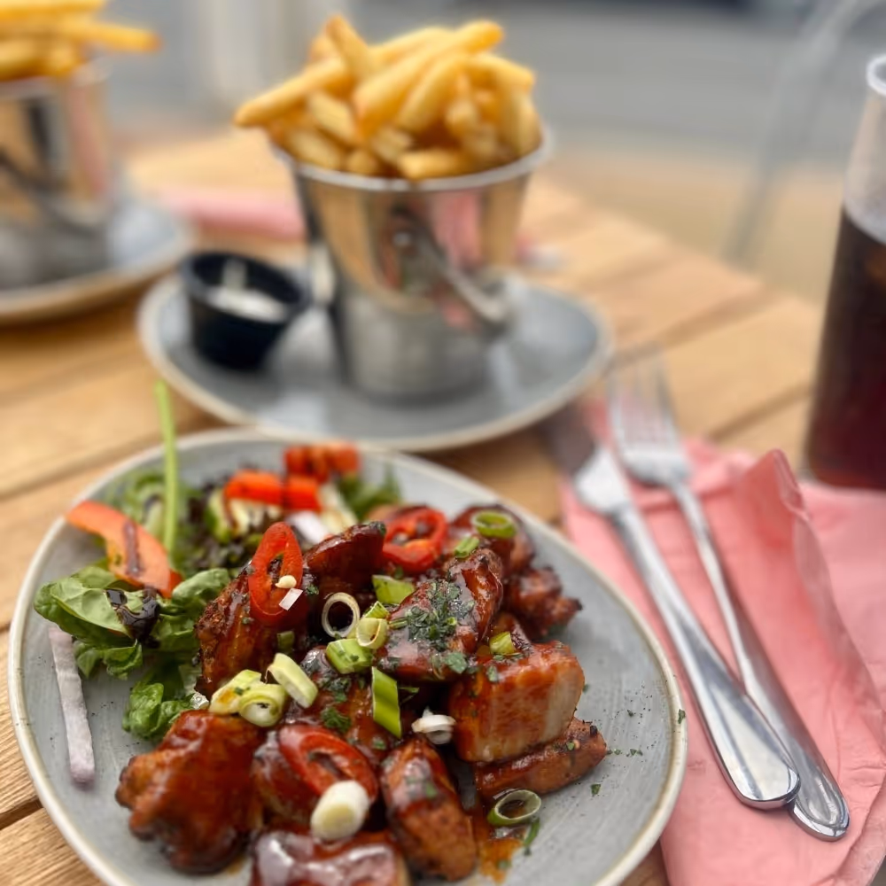 A dish of tapas