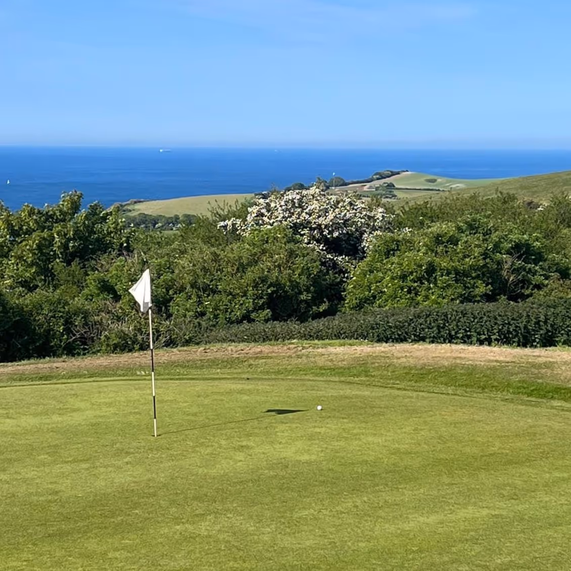 Sea view from Ventnor Gold Club