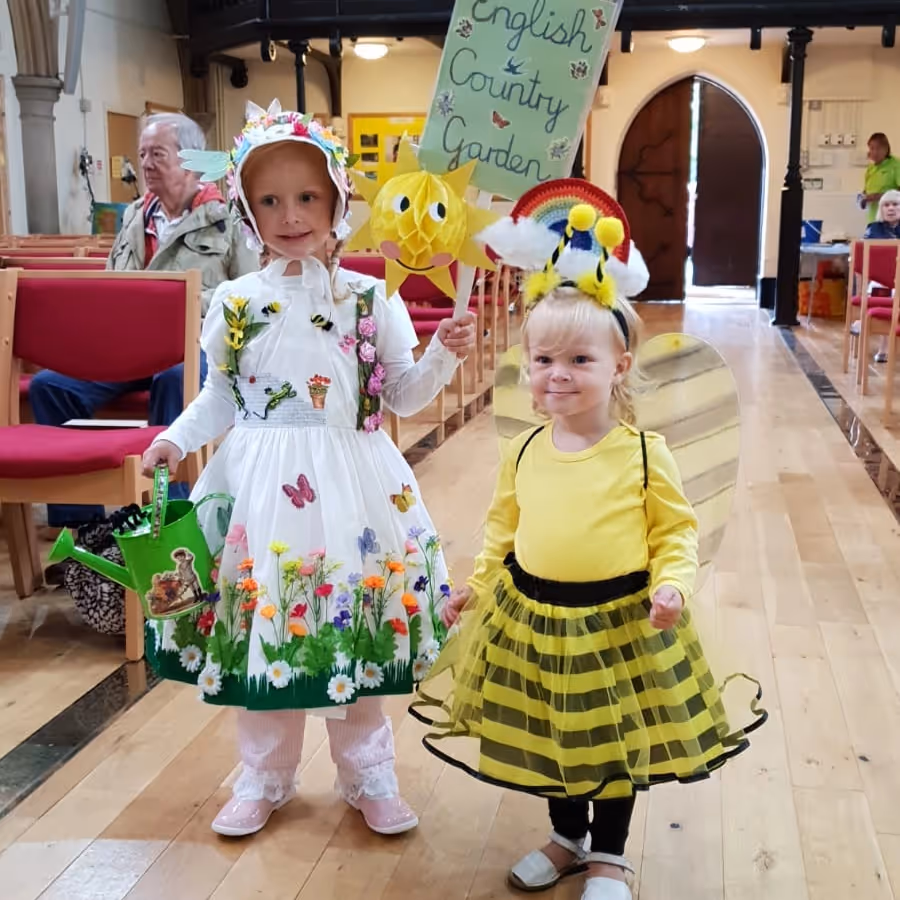 Kids Easter funday in a church