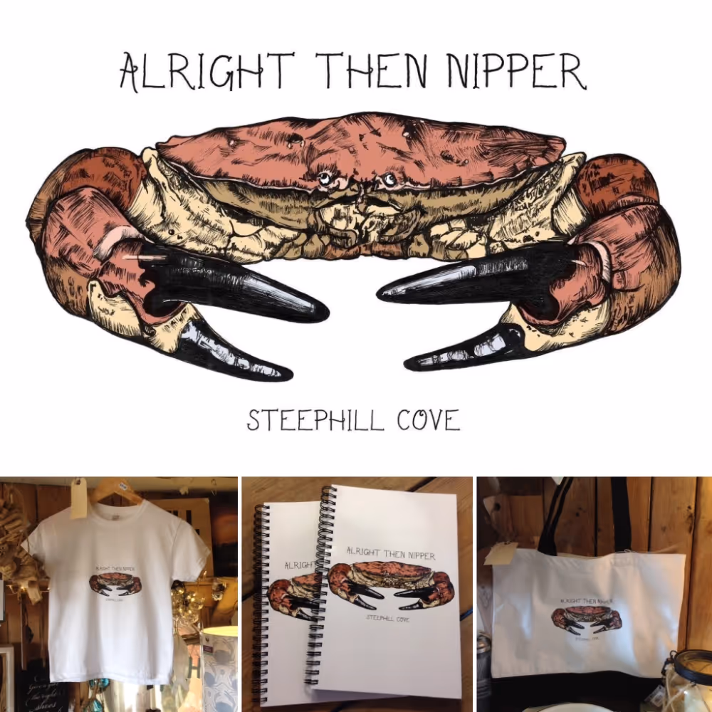 Illustrations of crabs