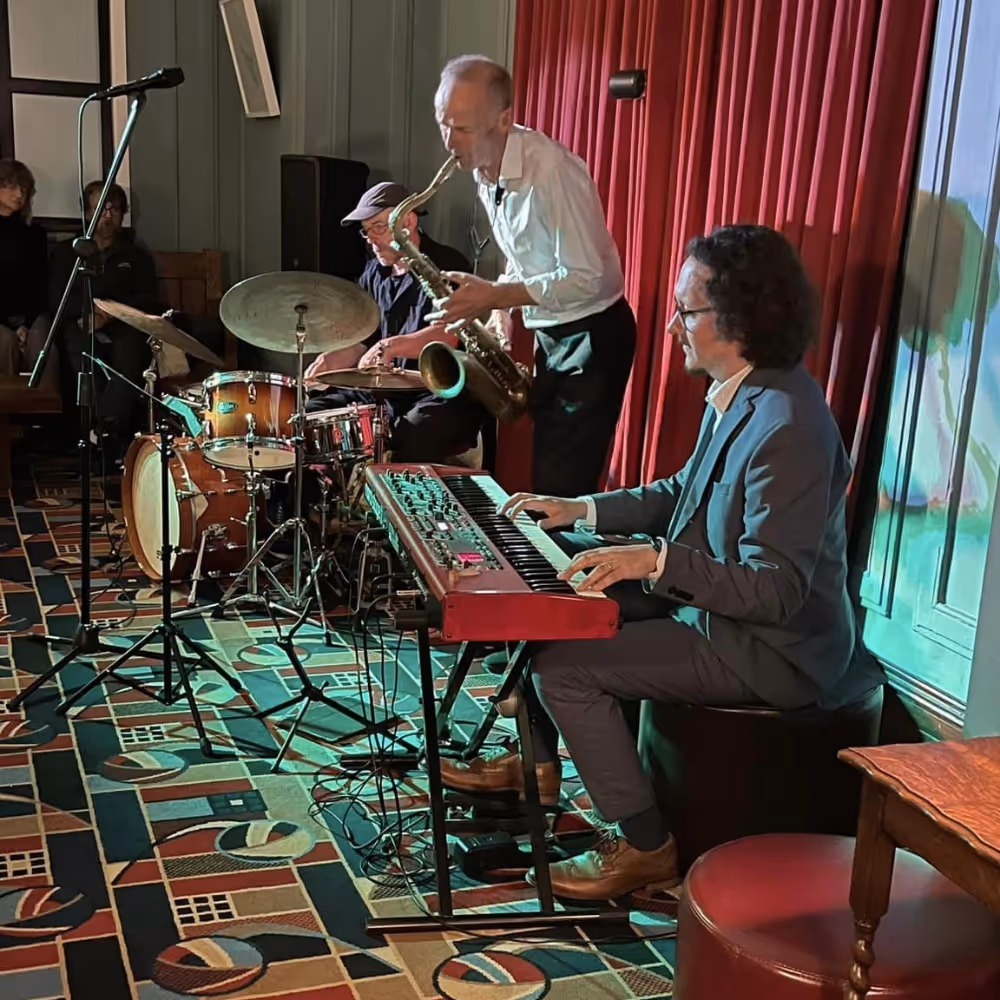 Jazz band playing in a club