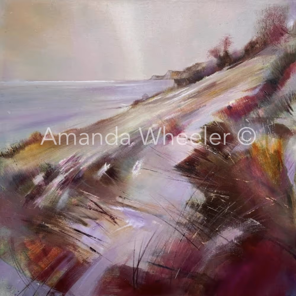 Acrylic seascape painting