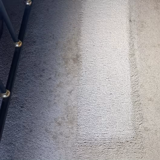 Before and after carpet cleaning results
