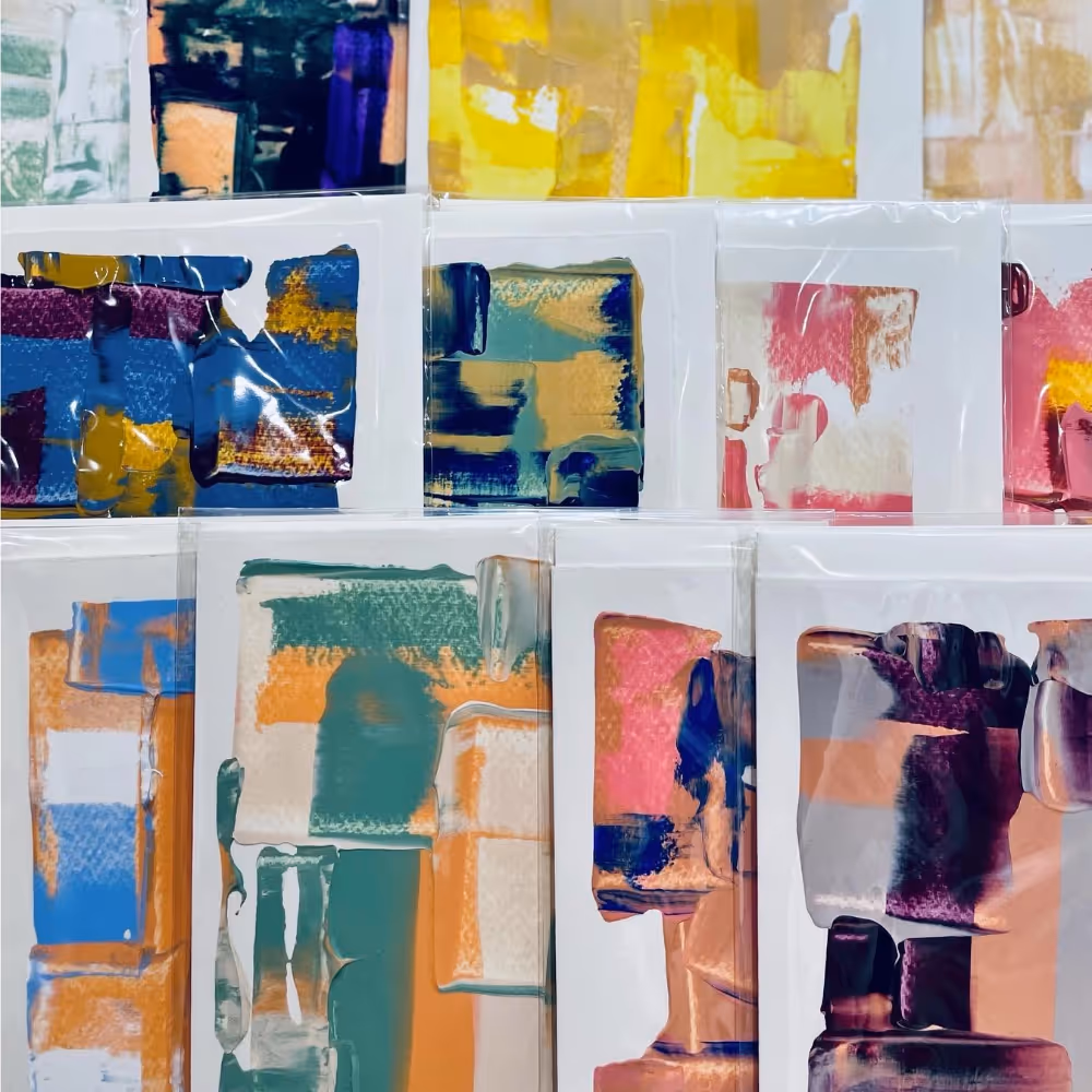 A selection of greetings cards for sale