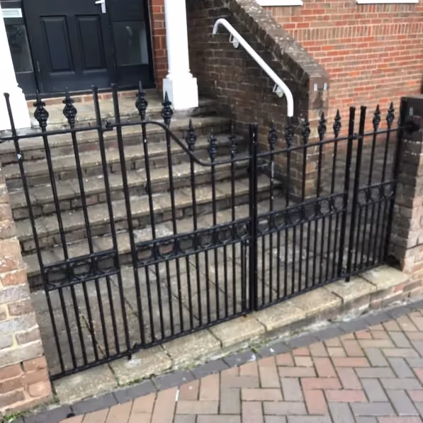 Wrought iron gates