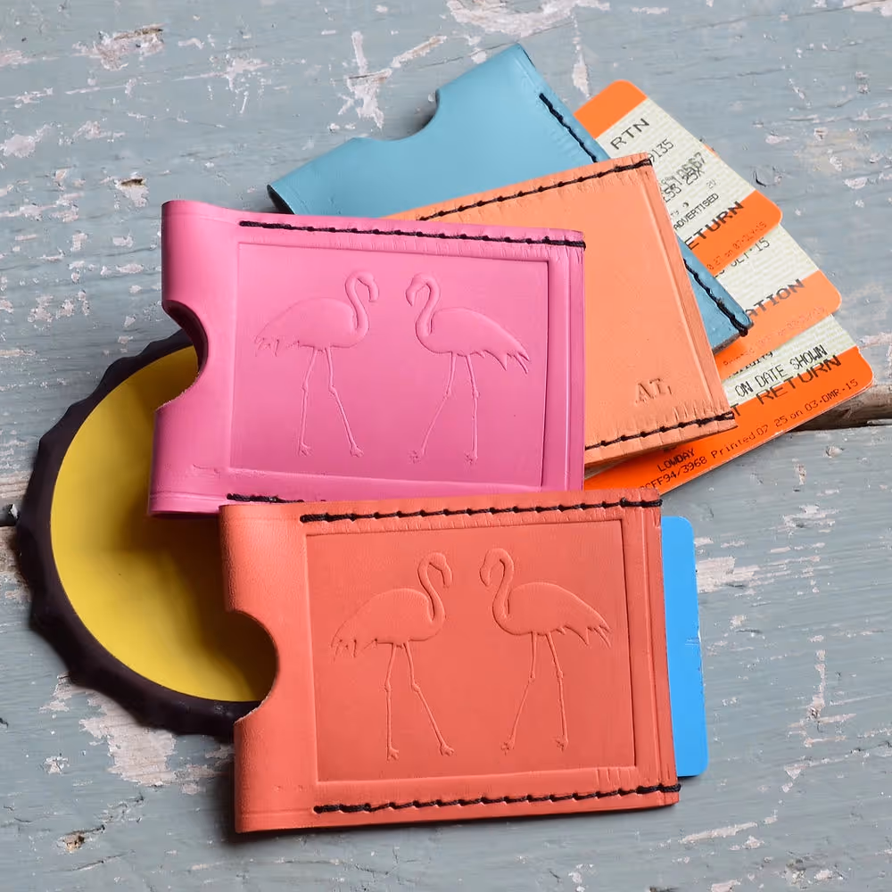 Leather card wallets