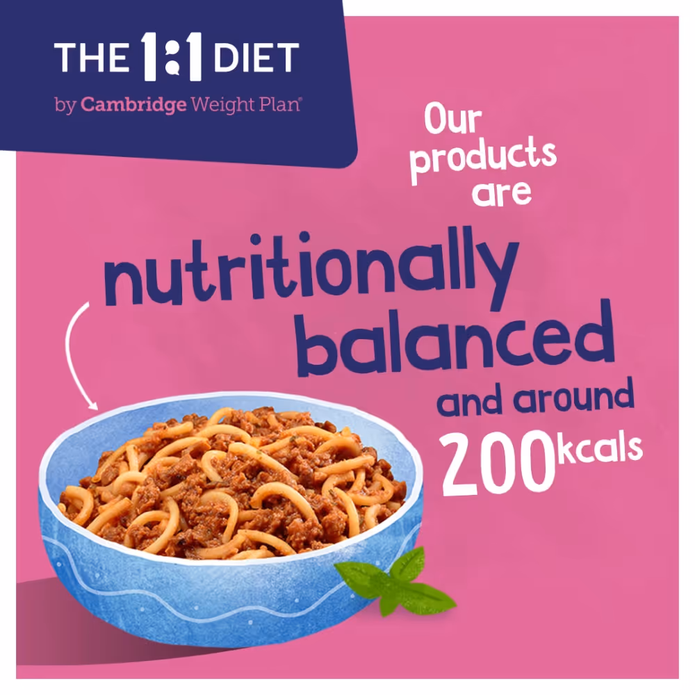 An advert for a diet plan