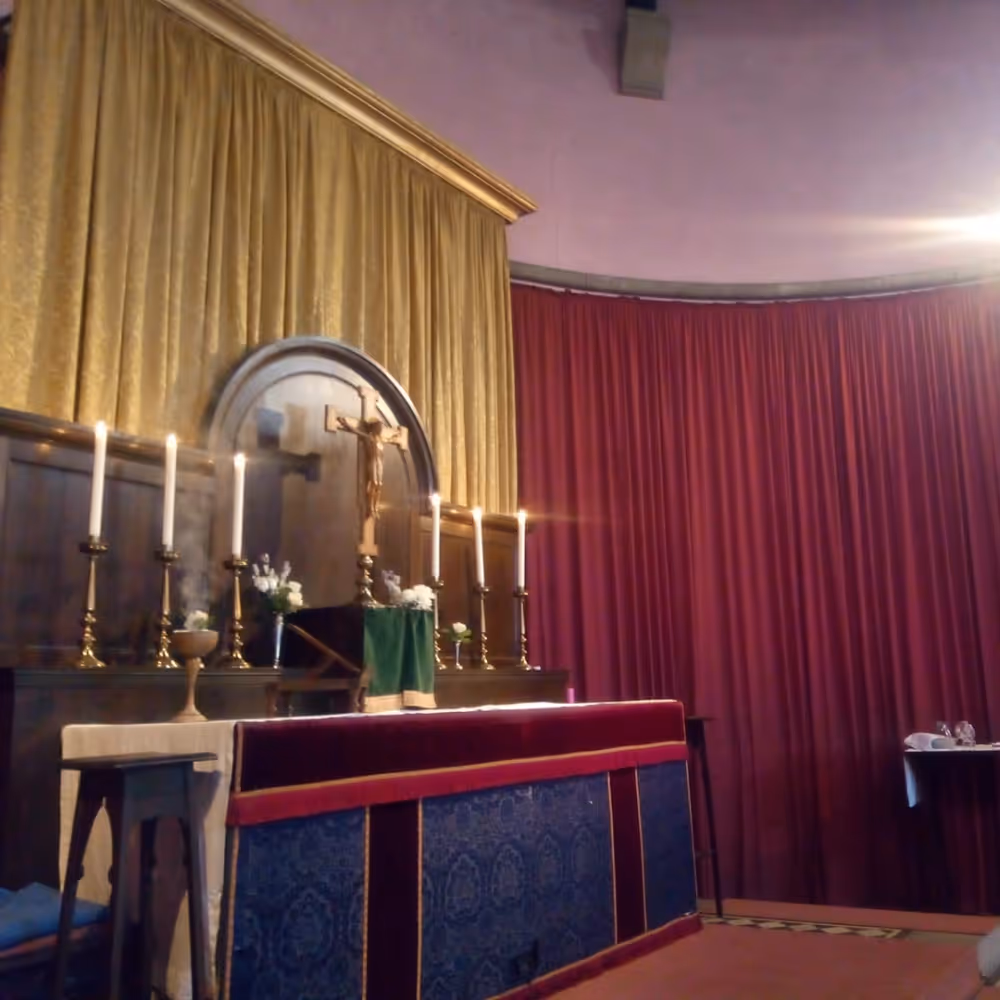 A church altar