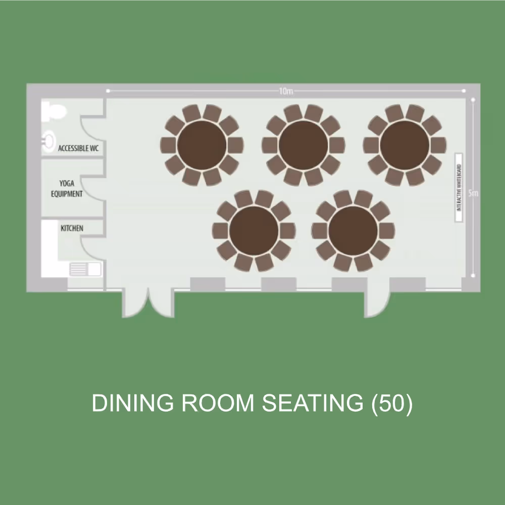 A plan showing layout of furniture for an event