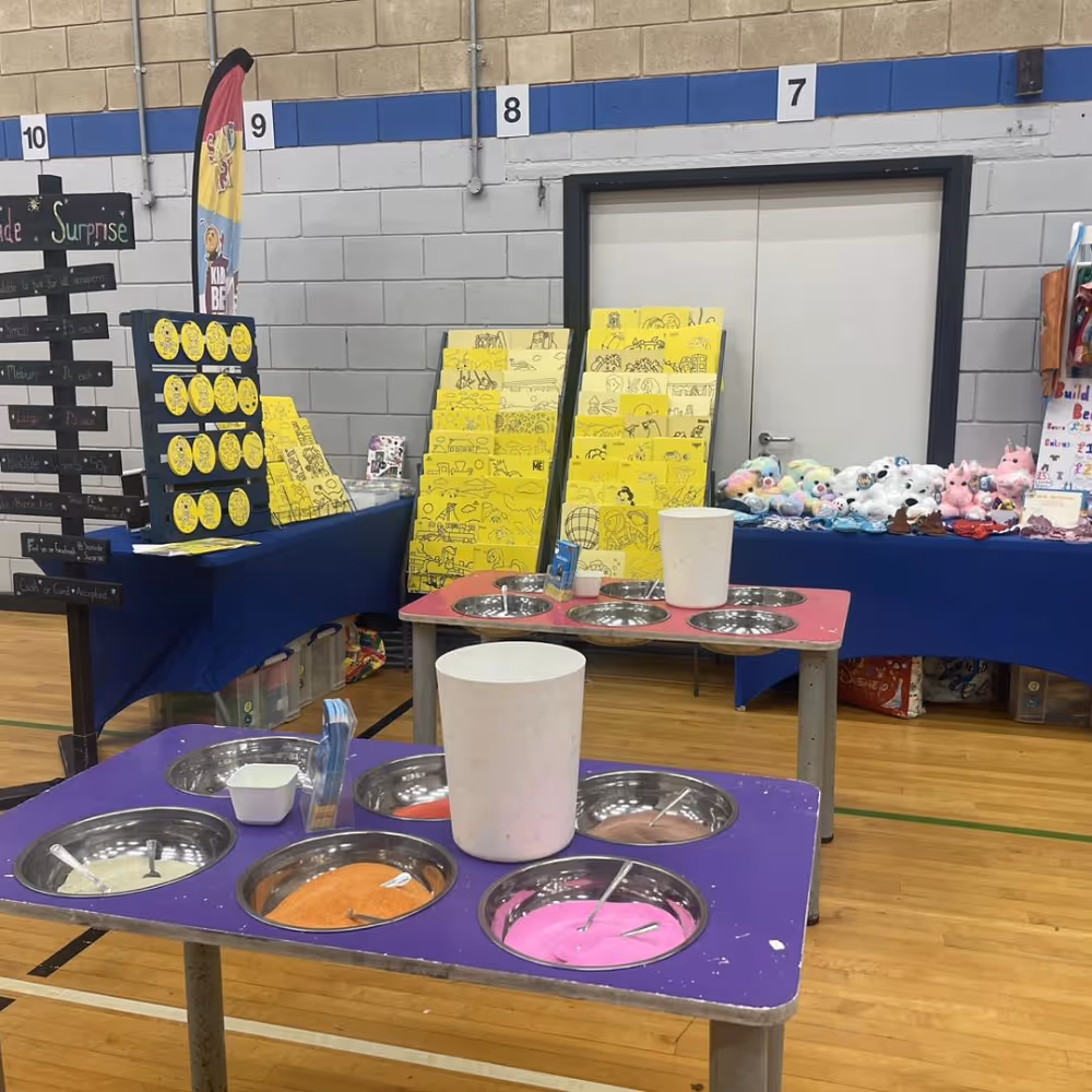 A sand art kids party