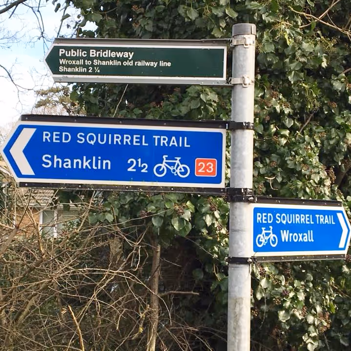 Signs on a lamppost