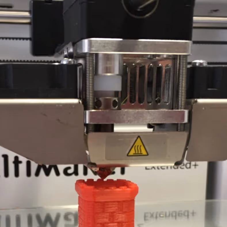 A item being 3D printed