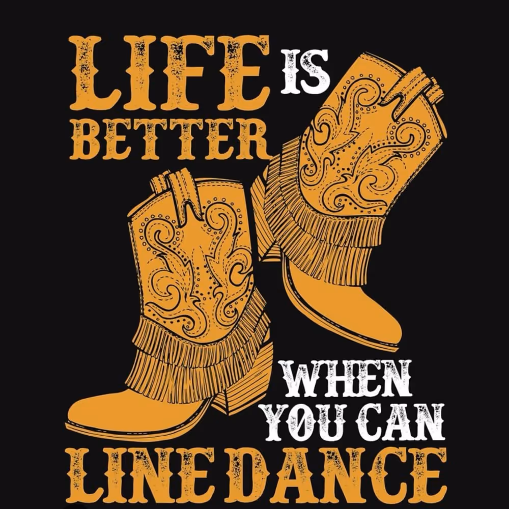 Line dancing advert