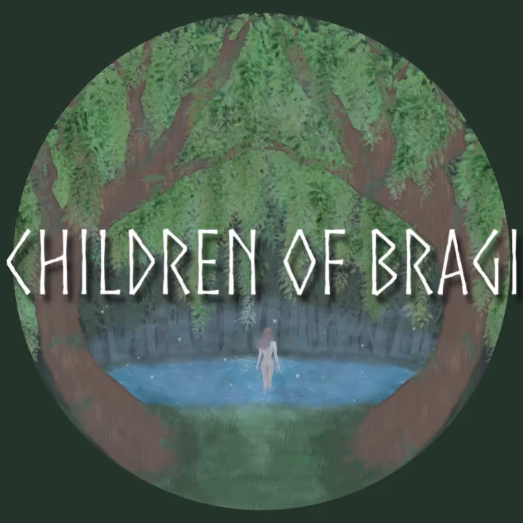 An album cover for a band called Children of Bragi