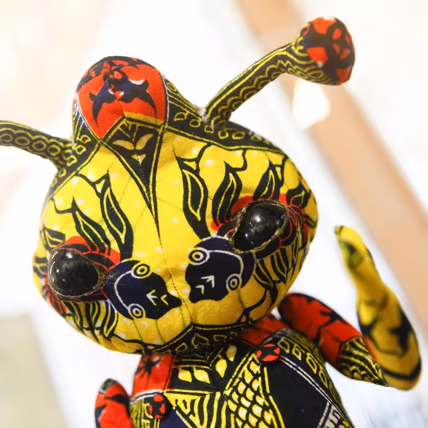 An insect puppet