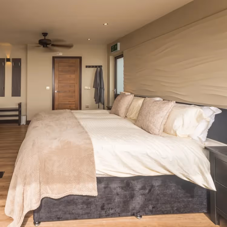 A bedroom with a Japanese feel interior