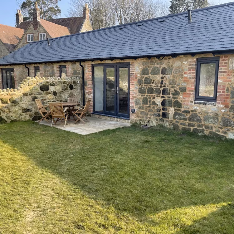 A old stone barn converted into accommodation