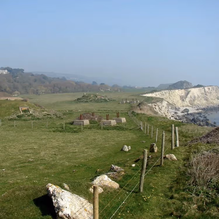 The remains and site of a WWII radar station