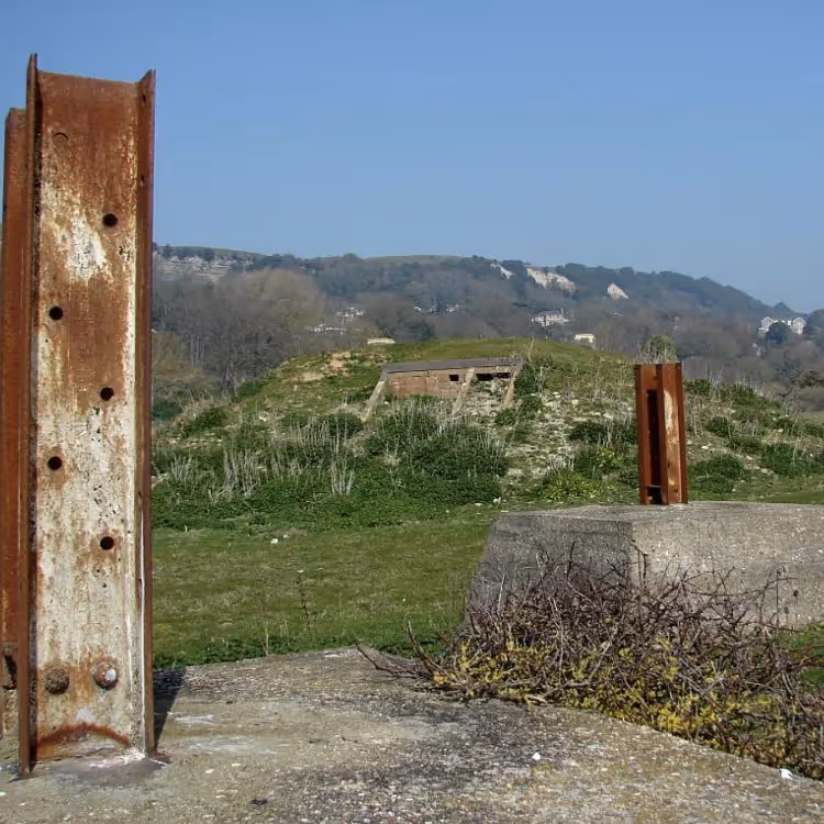 The remains of a WWII radar station