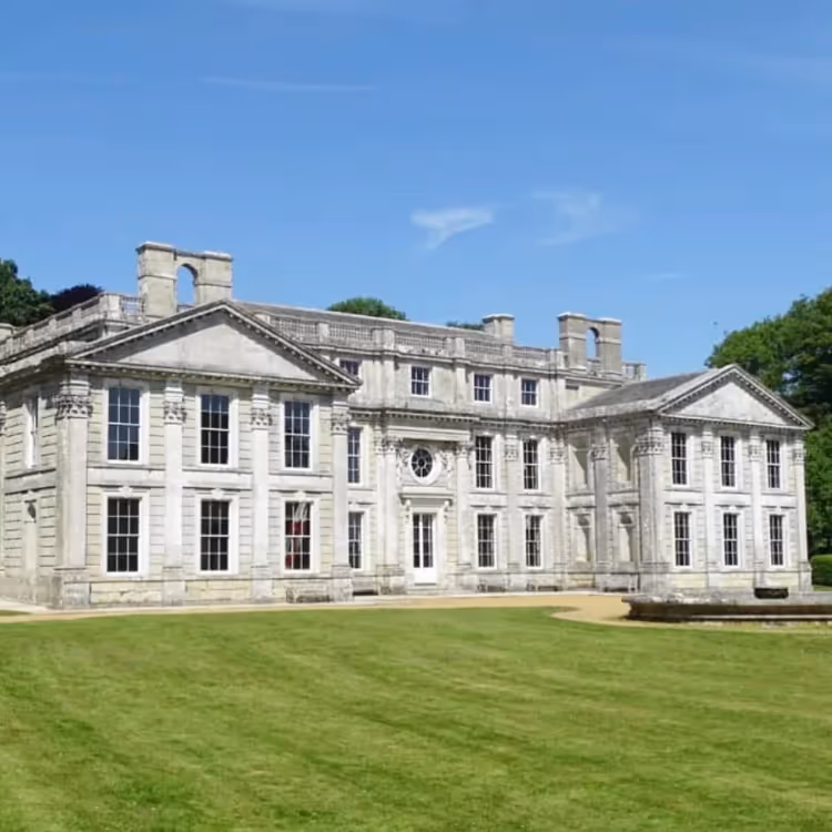 The ruins of an old mansion house