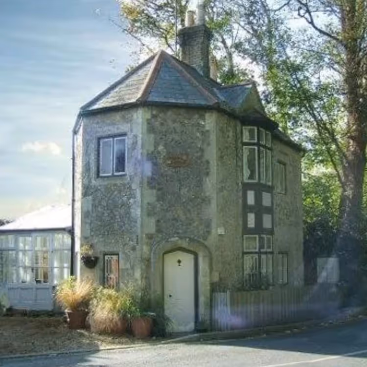 An old tollgate house