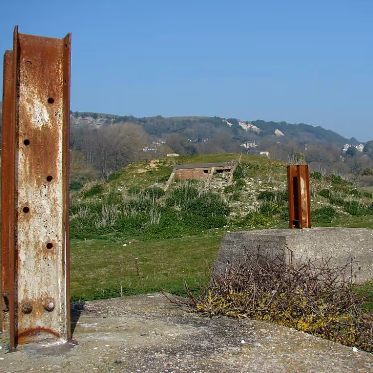 Remains of an RAF radar station
