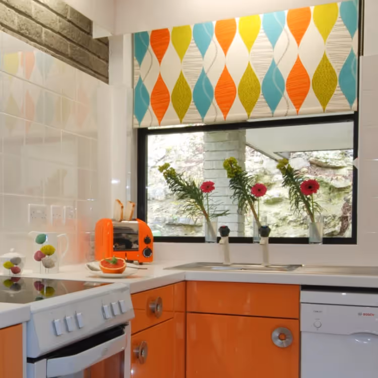 A 1970s style kitchen