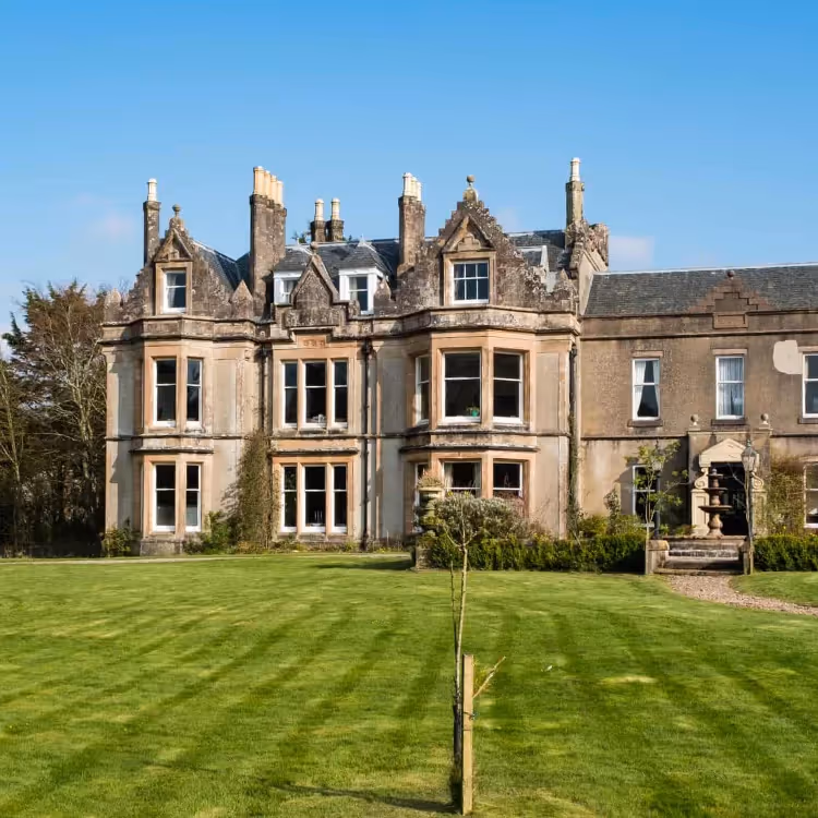 A manor house in the Scottish Highlands