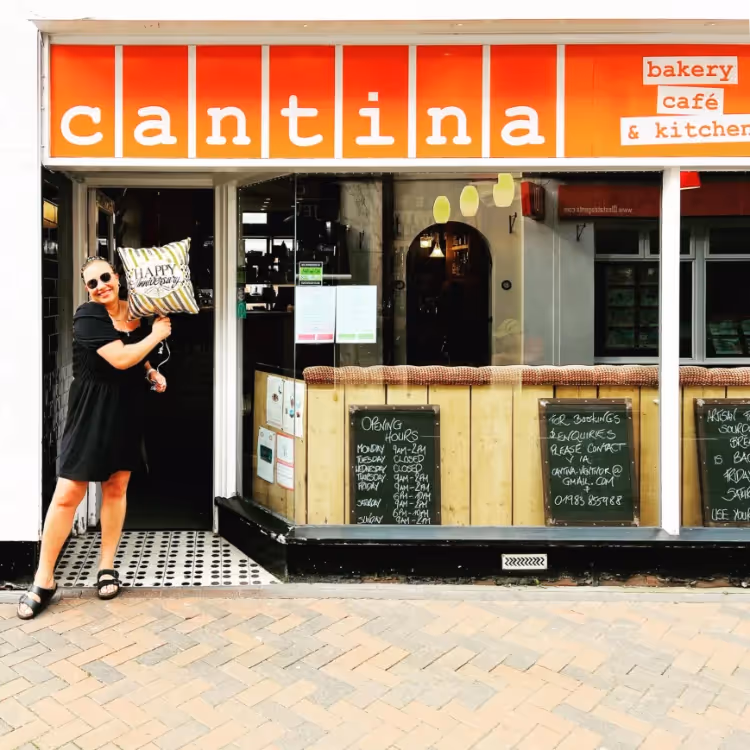 The exterior of a restaurant