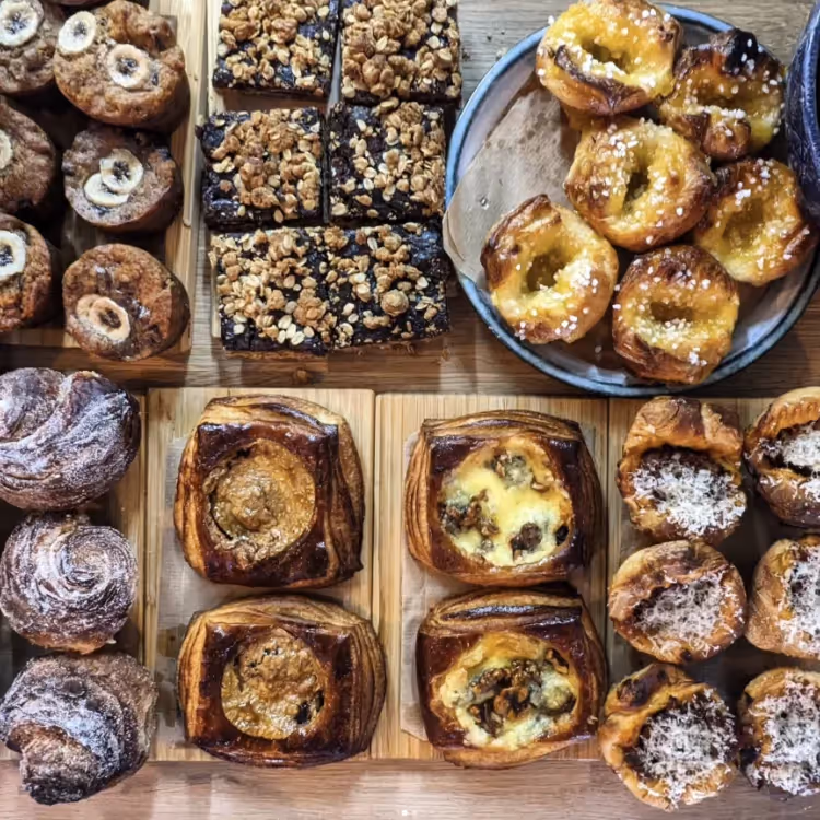 A selection of bakery pastires