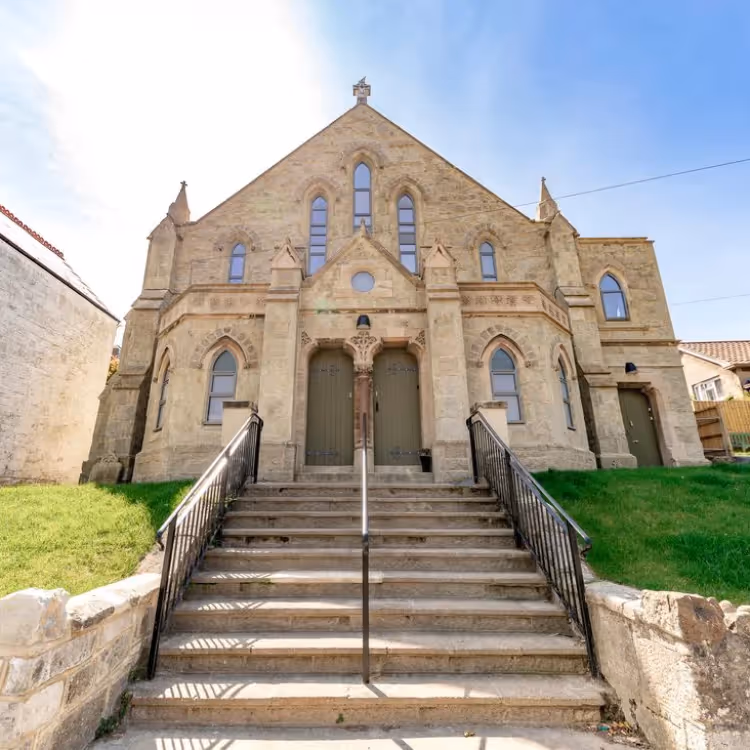 The front exterior of a converted chapel