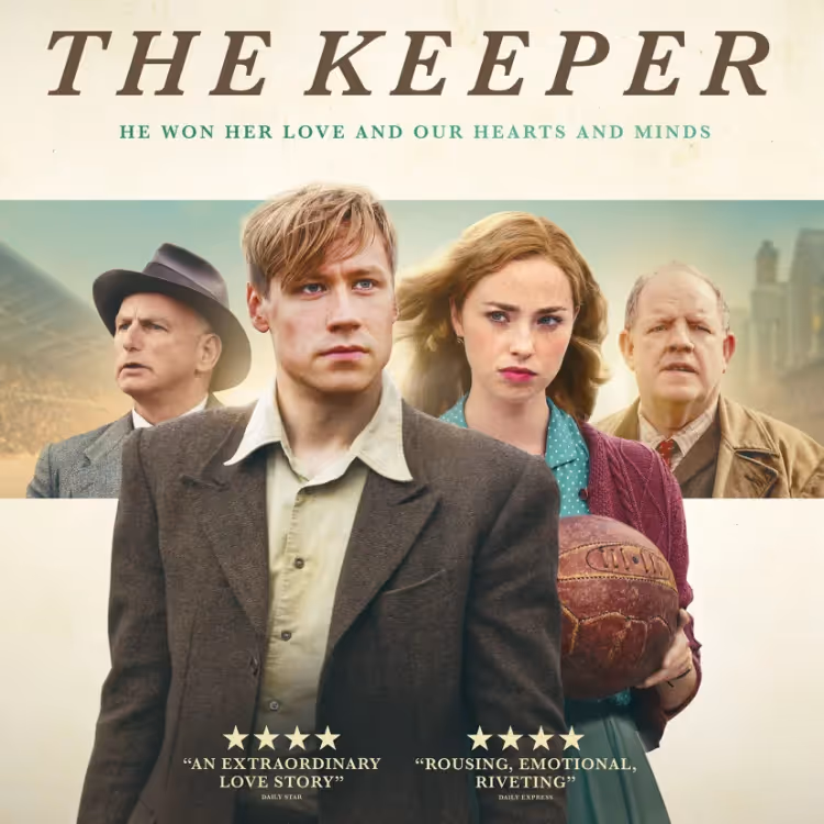 An advert for a film called The Keeper