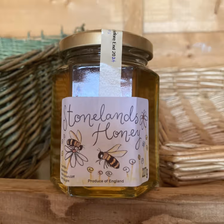 A jar of beekeepers honey