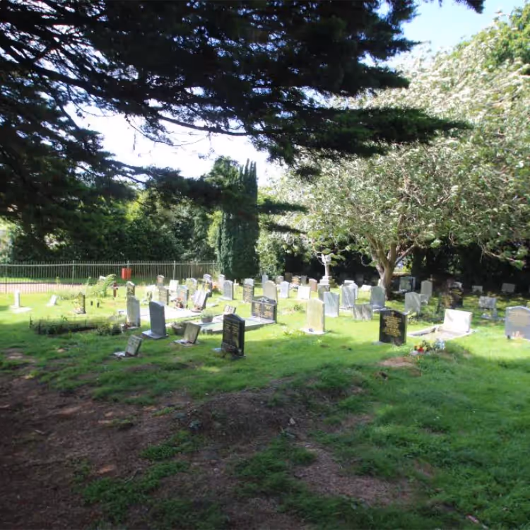 A cemetery