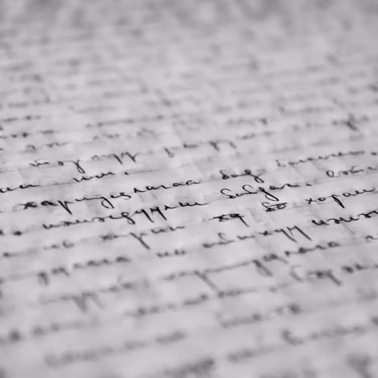 A page of handwriting